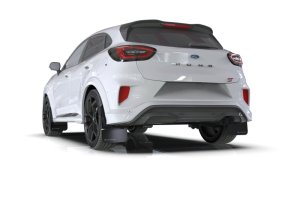 Ford Puma ST Mud Flaps - Rally Armor - UR Premium Urethane - Black/Grey Logo - `20-`25 Ford Puma ST Mud Flaps - Rally Armor - UR Premium Urethane - Black/Grey Logo - `20-`25
